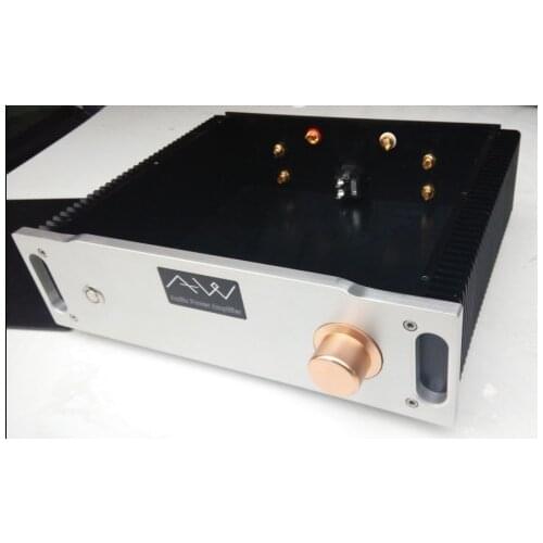 AWINIC all-aluminum power amplifier AMP small class A case audio amplifier HiFi diy case suitable for home audio (W320*D256*H90)