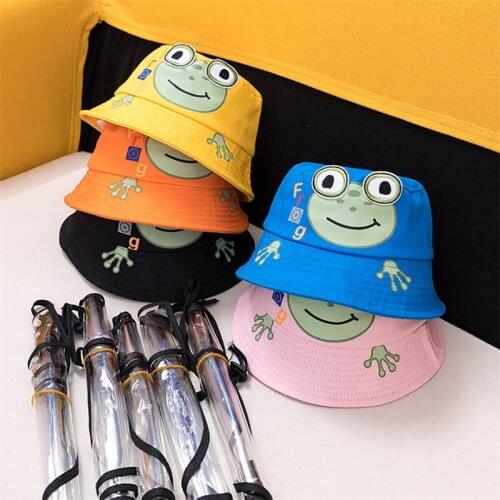 Child Prevent Saliva Splash Mask Frog Hat Face Shield For Kids+Bucket Hat Summer Cap Children Protective Equipment Casquette
