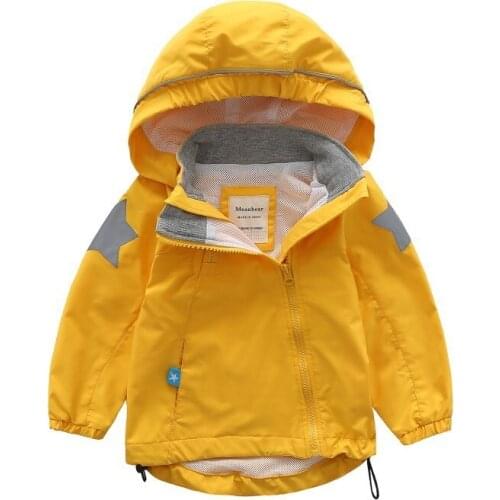 Children Jackets Boys Spring Fleece Outwear Girls Autumn Coat Baby Warm Clothes 2-7 Years Kids Windproof Hooded Thick Clothing