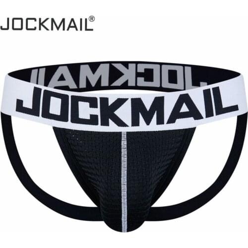 Hot Brand JOCKMAIL Low Waist Sexy Men Underwear Briefs Gay Penis Pouch Wonderjock Mens Bikini Underwear Man Jockstrap tanga