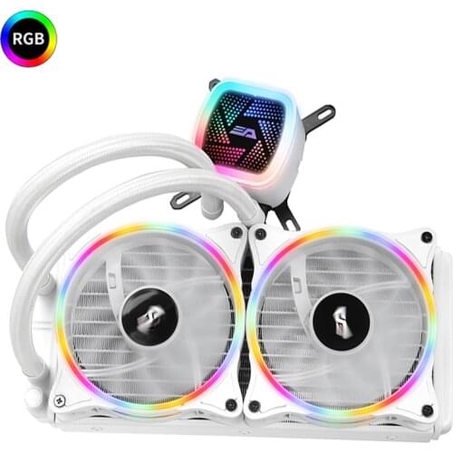 New CPU Cooler Liquid 120mm Radiator Quiet Fan PWM Computer Case Water Cooler All-In-One CPU Cooling INTEL/AMD AM4 with Support