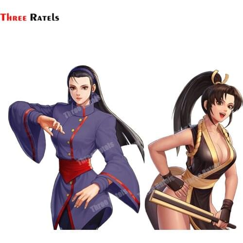 Three Ratels B570 Mai Shiranui And Chizuru Kagura Stickers For Passat B8 School Stickers Vinyl Material Waterproof Protected