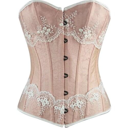 New Listing Sexy Lingerie Shape Figure Corset Top Boned Strapless Corset Waist Bustiers Lace Up Overbust Cincher For Women