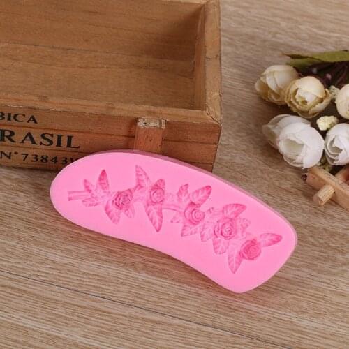 Silicone Mold Beautiful Flowers Cake Decoration Tools DIY Chocolate Cake Dessert Bread Mousse Jelly Decorating Clay Baking Molds