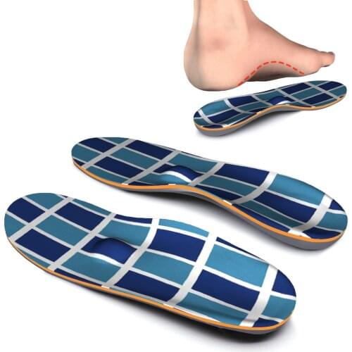 Blue Block Plantar Fasciitis Arch Support Insoles Memory Foam Insoles,Shock Absorption Sports Shoe Inserts for Women Men