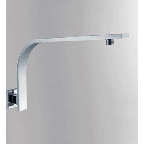 Modern Shower Arms Rainfall Shower Head Faucet Outlet Connector Solid Copper Chrome Wall Mounted Toilet Bathroom AZPJ018