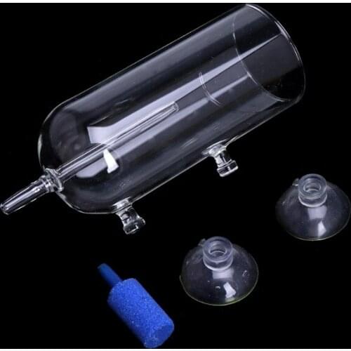 Aquarium Glass CO2 Diffuser Bubble Air Stone Purge Oxygen Aeration M08 dropshipping