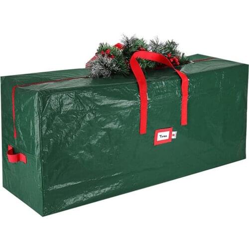 Storage Bag Christmas Tree Container with Handle and Zipper Household