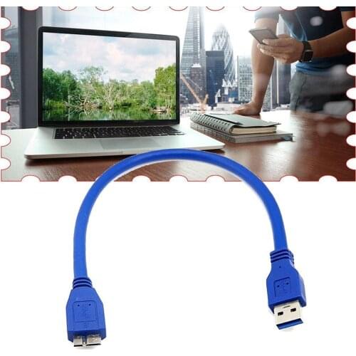 Super Speed USB 3.0 to Micro B Cable 5Gbps USB Type Disk HDD 3 A Note S5 Hard Cord Drive Data For Samsung Cable External Mi B6Q9