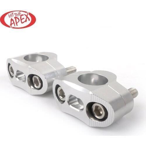 Universal 7/8" 22mm CNC Motorcycle Handlebar Riser Clamp Height 10mm Handle Fat bar Riser CBR600RR CBR1000RR CBR900RR CBR600F