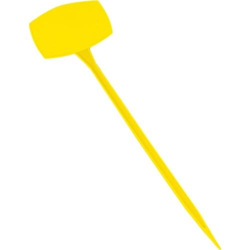 10pcs Waterproof Plant Labels Nursery Garden Tags Markers Garden Insert Tag Re-usable Plant Labels Size (White)