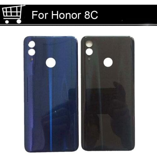100%Original For Huawei Honor 8C Battery Back Rear Cover Door Housing For Huawei Honor 8 C Repair Parts Honor8C Replacement