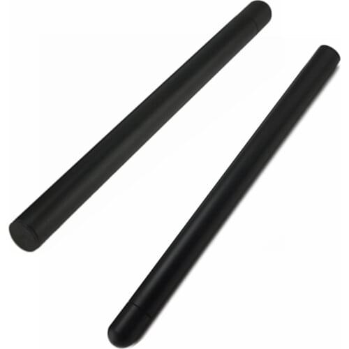 2pcs 22MM 7/8" Universal Motorcycle Clip On Ons Replacement Handle Bar Handlebars Grips Tube Silver Black Gold