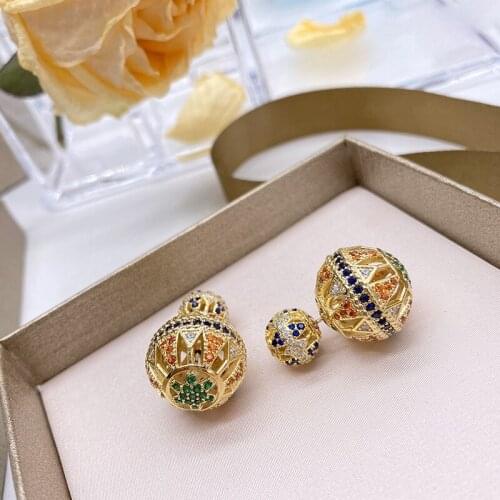 2021 Fashion Ball Stud Earrings Women Jewelry Aretes De Mujer Moda Brincos Para As Mulheres Oorbellen Boucle D'Oreille Earring