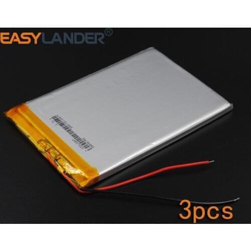 3pcs/Lot 3.7V 3500mAh Rechargeable li Polymer Li-ion Battery For Bluetooth Notebook Tablet PC electronics safety lamp 4270100