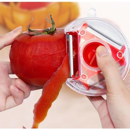 3 In 1 Magic Trio Peeler Set Slicer Stainless Steel Peeler Shredder Julienne Cutter Multi Peel Blade Zesters Grater Kitchen Tool