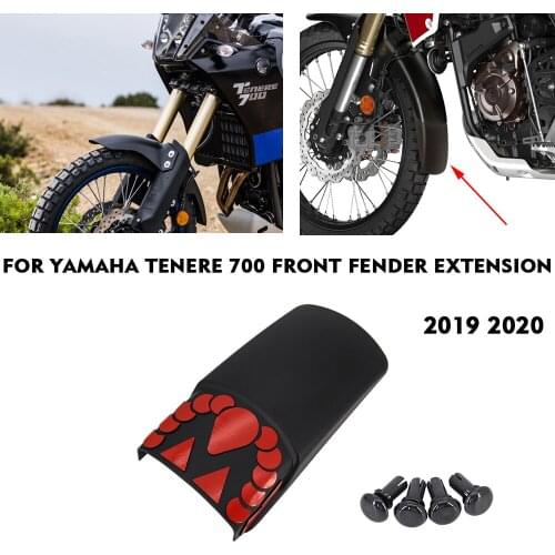 For Yamaha Tenere 700 T7 T700 2020Motorcycle Accessories Front Fender Extension, front fender rear extension TENERE 700