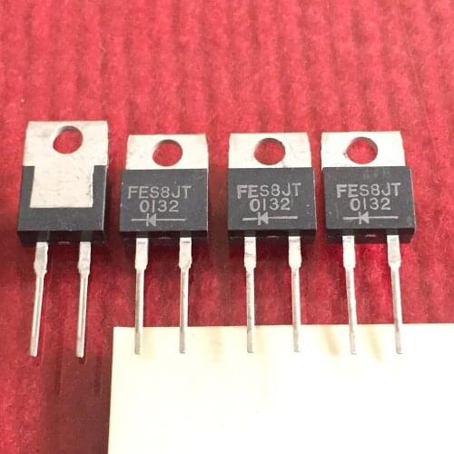 Free Shipping 10PCS/LOT FES8JT TO220-2 FES8J TO-220 800V 6A TO-220-2 100% New Best quality In Stock
