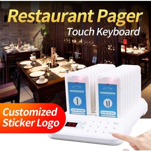 Wirelesslinkx Wireless Calling Customer Restaurant Paging System Pager for Bar Food Truck Church Cafeteria Reception Queue Quiz