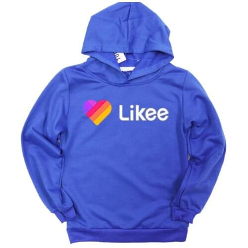 Kids Likee Hoodie Pullover LIKEE Sweatshirt Children Clothing Baby Boys Girls Hoodie Fleece Warm Tops Animal Fox Unicorn