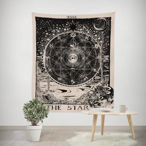 Home Decor Tapestries divination star sun stars moon living room bedroom tapestry home decoration Tapestries