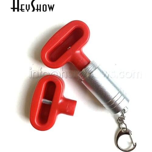 EAS ABS Red Stop lock For Security Display Hook Hook Anti theft For Retail Shop With Sign Locked Display See Staff For Help