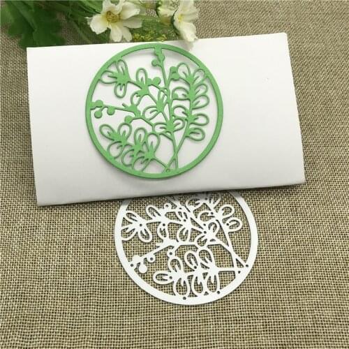 Round flower Metal Cutting Dies Craft Stamps die Cut Embossing Card Make Stencil Frame Art Cutte