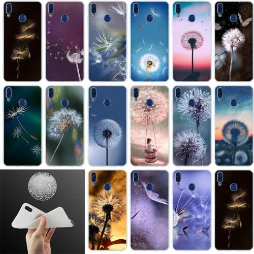 Soft Silicone Cover Phone Case For Huawei Honor 30 20 10 9 Lite 8 9a 8a 7a Pro 8x 9x 10i 30s cases Dandelion