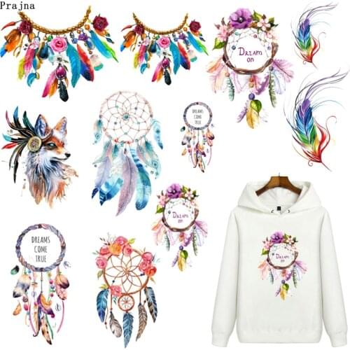 Prajna Sweat Dream Sticker On Clothes Iron On Patches For Clothing Heat Transfer Patches Thermal Sticker Washable Applique