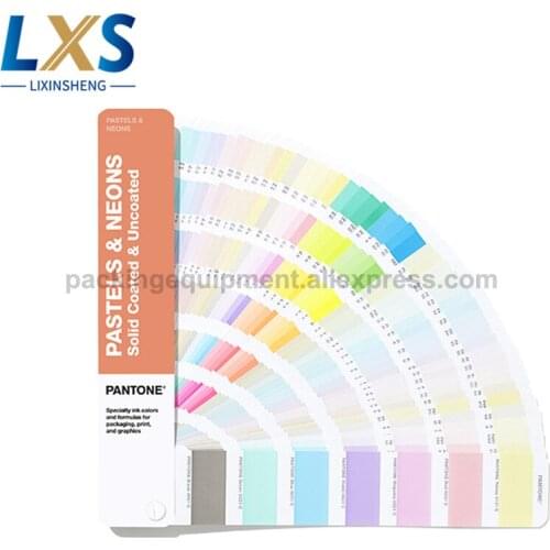 2019 New PANTONE Pastels & Neons Guide GG1504A Coated & Uncoated Color Guide