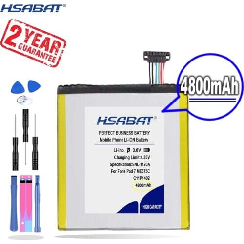 New Arrival [ HSABAT ] 4800mAh C11P1402 Replacement Battery for ASUS Fone Pad 7 ME375C FE375 FE375CXG K019