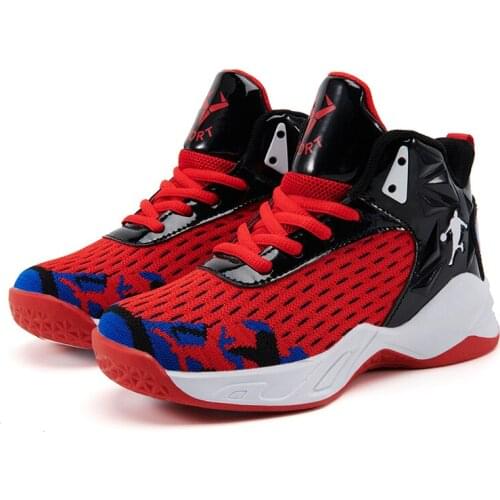 New Style Boys Brand Basketball Shoes Kids Casual Sports Shoes Twist Bottom Fashion Children Sneakers Students Basket Trainers