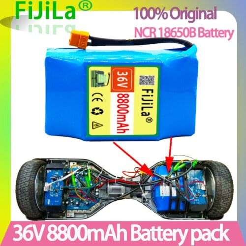 10S2P Original lithium-ion rechargeable battery 36v 8800mAh battery pack for electric self-suction hoverboard unicycle battery