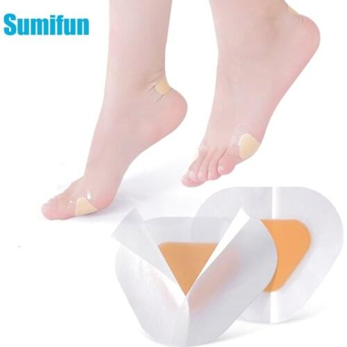 20pcs Foot Patch Anti Abrasion Patch Waterproof Foam Friction Invisible Patch Multifunctional Heel Plaster Wound Protector Skin