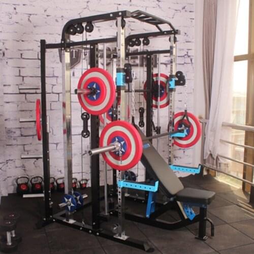 Comprehensive strength training rack professional Smith squat equipment gym bench press squat rack home fitness equipment