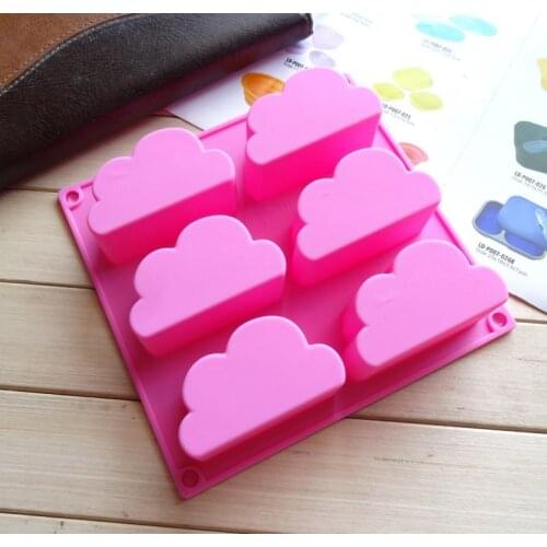 Silicone cake mold 6 with cloud mold pudding mold jelly mold Musimo