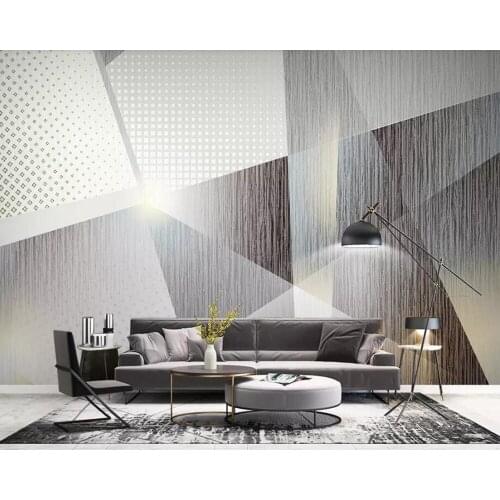 Modern abstract geometric 3D wallpaper papel de parede, living room TV wall bedroom wall papers home decor restaurant bar mural