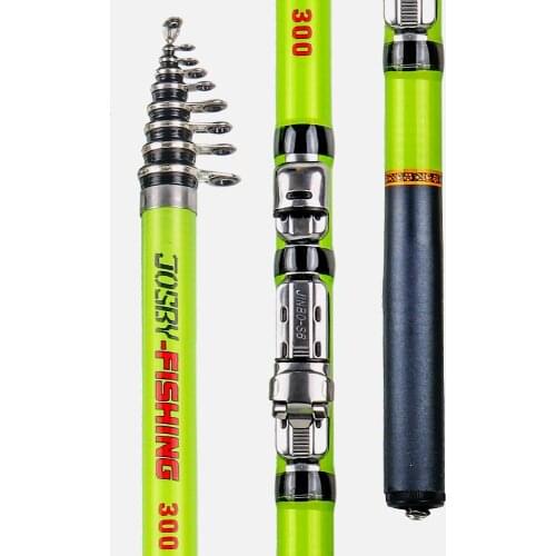 Telescopic Rock Fishing Rod Spinning Fly Carp Feeder Carbon Fiber Pesca 3M 2.7M 2.4M 2.1M 1.8M 1.5M Mini Travel Reel Seat