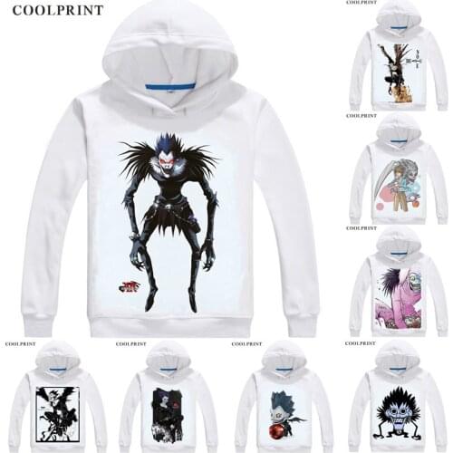 Near Ryuk Matt Ryuku Shinigami Mens Hoodies Death Note Desu Noto Men Sweatshirt Streetwear Anime Hoodie Printed Long Hooded