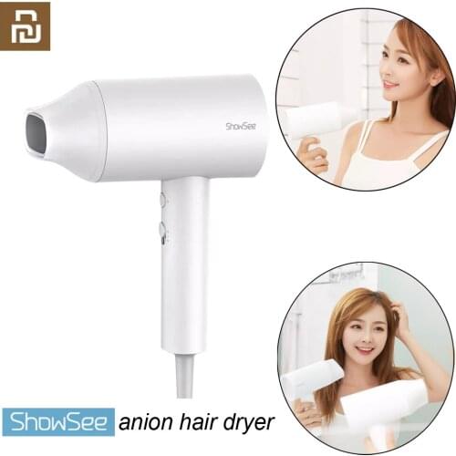 YOUPIN Showsee Anion Hair Dryer Negative Ion 1800W Hair Care Professinal Quick Dry Portable Hair Dryer