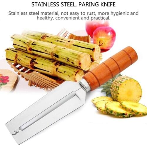 1pc Stainless Steel Sharp Cane Knife Pineapple Peeler, Durable Practical Portable Kitchen Gadgets Manual Fruit/vegetable Knife