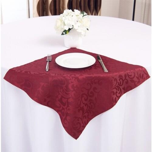 12pcs/lot Table Cloth Napkins Hemstitched Table Dinner Napkins 48cm Cloth Mat Tea Towels Cocktail Napkin For Party Wedding Decor