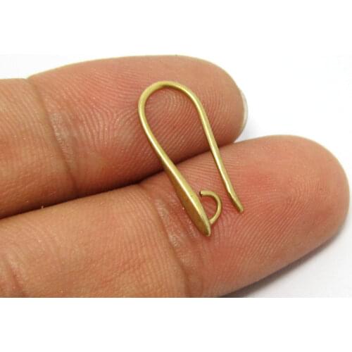 30pcs Brass Earrings Hooks 20mm Raw brass earrings findings R237