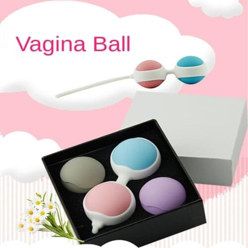 4Pcs Vaginal Balls silicone Geisha Balls Kegel Ball Vagina Tighten Exercise Shrink Female Vibrators Sex Toys For Women Massager