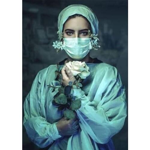 5D DIY Diamond Painting Doctor Angel Diamond Embroidery Full Diamond Mosaic Cross Stitch Picture Of Rhinestones Decoration CV437