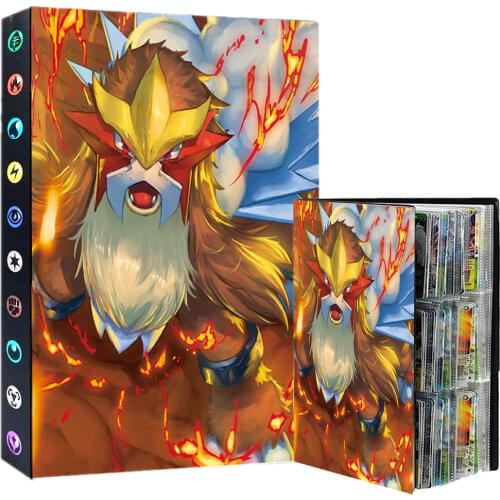 9 Pocket pokemon card album 432 Cards Anime Pokémon Map Game Collection Binder Holder Folder Top Loaded List Toys Gift for kids