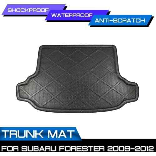 Car Floor Mat Carpet For Subaru Forester 2009 2010 2011 2012 Rear Trunk Anti-mud Cover