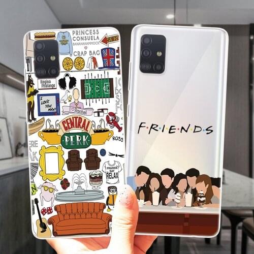 Friends TV Show Central Perk Coffee Case Cover For Samsung A51 A71 A21S A01 A10 A11 A20 A30 A31 A40 A41 A50 A60 A70 A7 A8 Plus