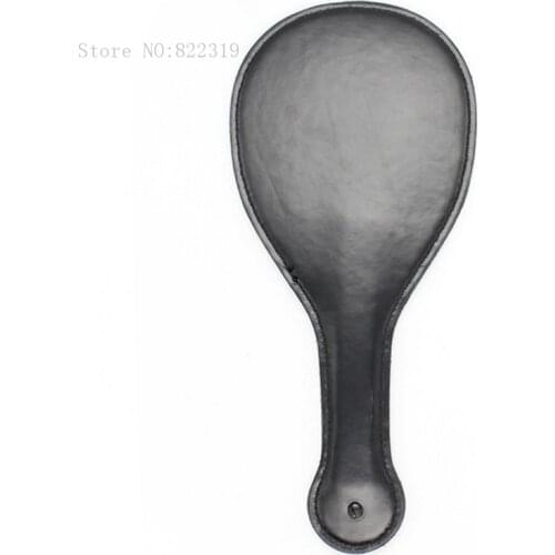 Flirting Adult Games products SEX Bondage Black Leather Flogger Whip Ass Spanking Paddle Whip Sex Toys for Couples XN0153