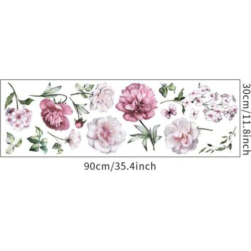 Background Wall Stickers Flower Gifts Living Room Decor Nursery Decals